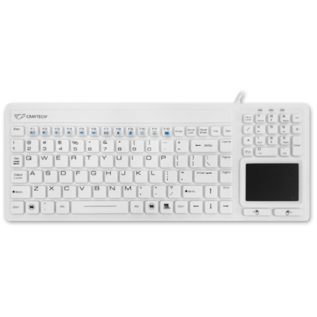 Craytech Waterproof toetsenbord met touchpad- Sanikey Touch IP68